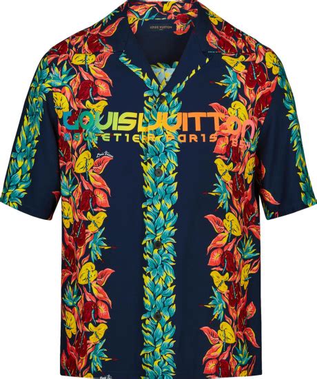 replica louis vuitton hawaiian shirt|louis vuitton button up shirt.